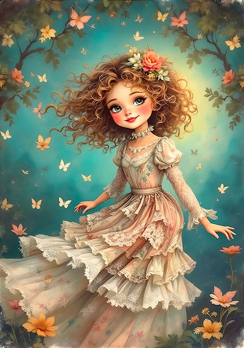 Papel de carta Paper Dolls ORIGINAL