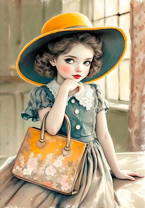 Papel de carta love dolls porcelain Original