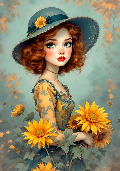 Papel de carta love dolls porcelain Original