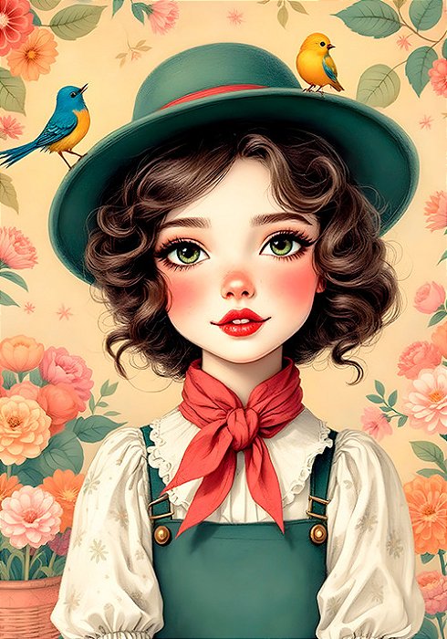 Papel de carta love dolls porcelain Original