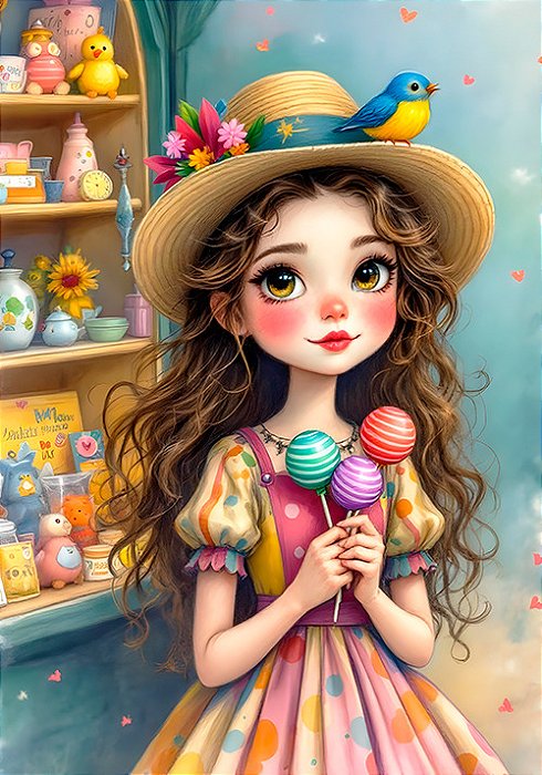 Papel de carta love dolls porcelain Original