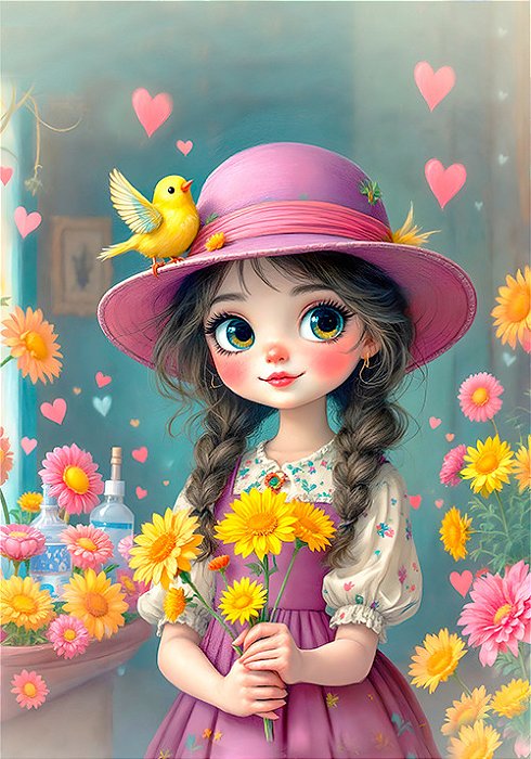 Papel de carta love dolls Original