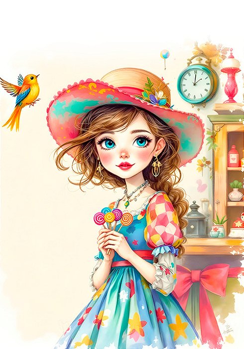 Papel de carta love dolls Original