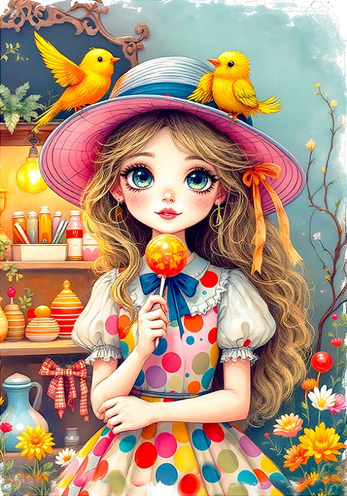 Papel de carta love dolls Original