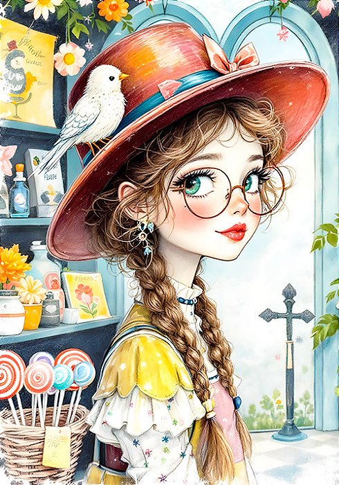 Papel de carta love dolls Original