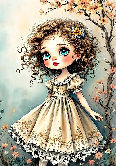 Papel de carta love dolls Original