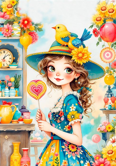 Papel de carta love dolls Original