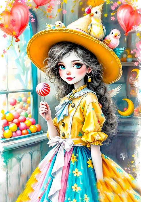 Papel de carta love dolls Original