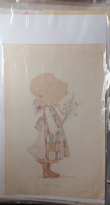 Papel de carta antigo e importado HOLLY HOBBIE - COLEÇÃO JULIANA CHAVES
