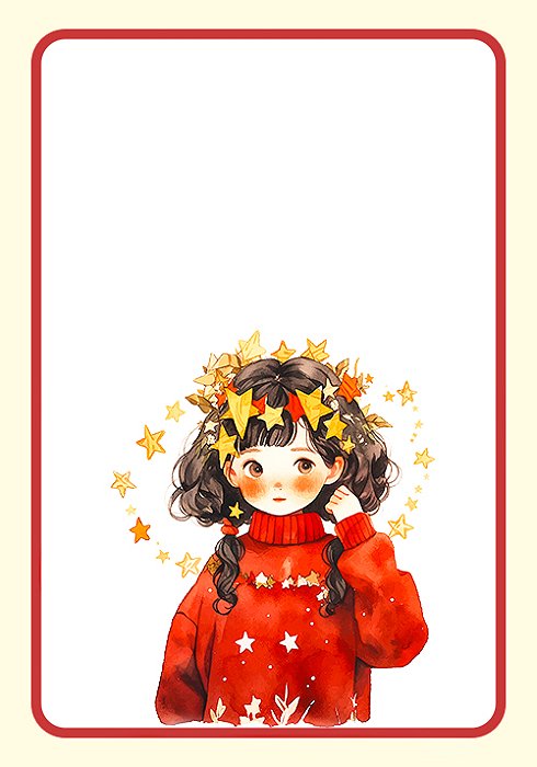 PAPEL DE CARTA BONECA PENSAMENTO NAS ESTRELAS