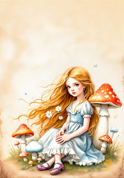 Papel de carta Alice - ORIGINAL