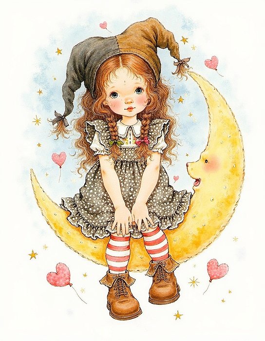 COLEÇÃO AMIGA LUA - 20 PAPÉIS DE CARTA