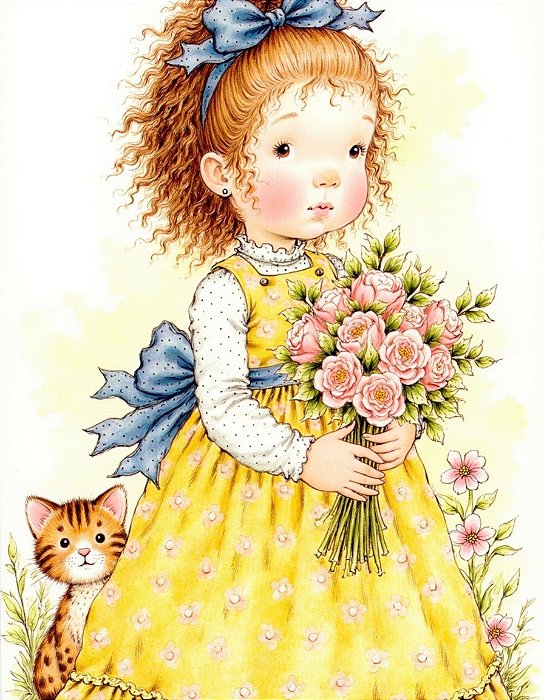 COLEÇÃO SARAH GATOS E FLORES - 20 PAPÉIS DE CARTA