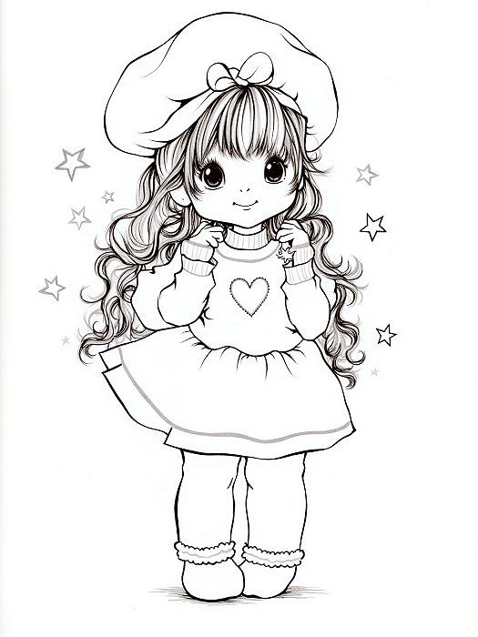 2026 COLEÇÃO 53 - 8 PAPEIS DE CARTA PARA COLORIR E DECORAR