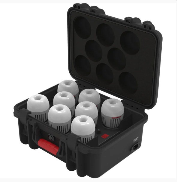 Iluminação Aputure Accent B7C RGBWW LED 8-Light Kit com Case