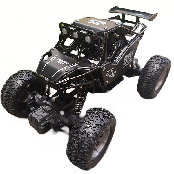 Carrinho Controle Remoto Off Road e Faróis de Led