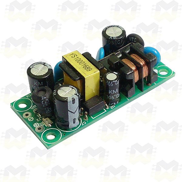 Fonte (Conversor) AC-DC Buck Step Down 3.3V 1A