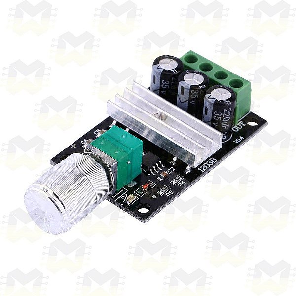 Controlador PWM 6V a 28V 3A para Motor DC