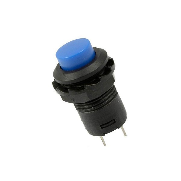 Botão Liga Desliga 12mm DS-228 Azul