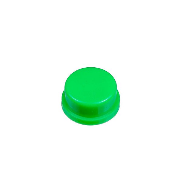 Capa Verde para Chave Táctil 12x12x7.3