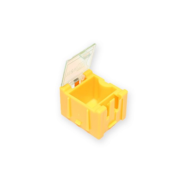 Mini Caixa para Componentes SMD - Amarela