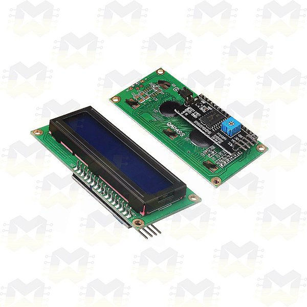 Display LCD 16x2 Backlight Azul com Adaptador I2C