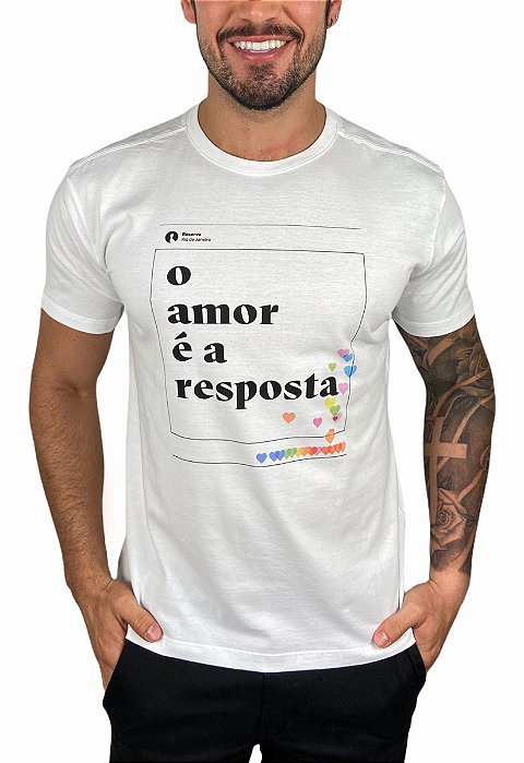 Camiseta Reserva O Amor é a Resposta