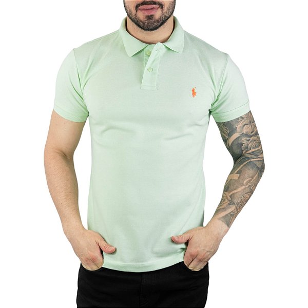 Camisa Polo RL Verde Claro