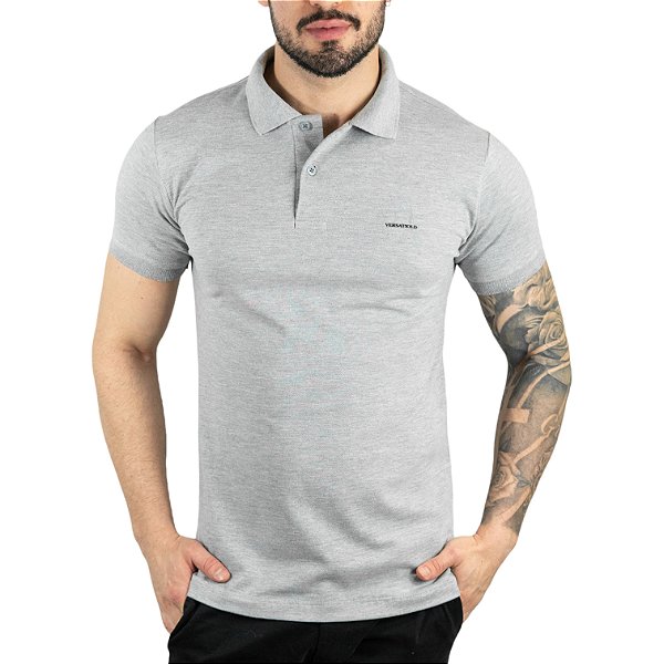 Camisa Polo VersatiOld Cinza