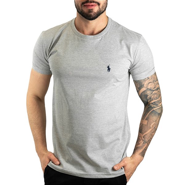 Camiseta Básica RL Cinza