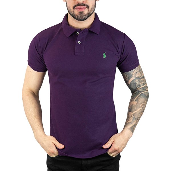 Camisa Polo RL Roxa