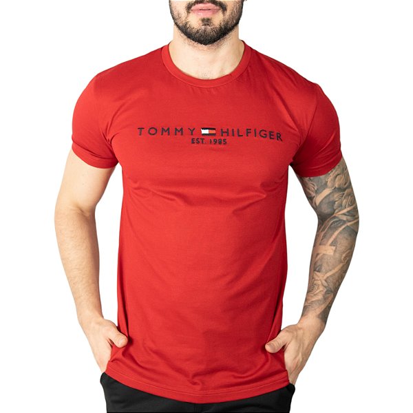 Camiseta Tommy Hilfiger 1985 Vermelho