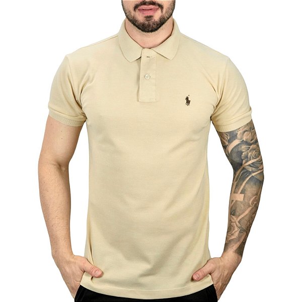 Camisa Polo RL Areia