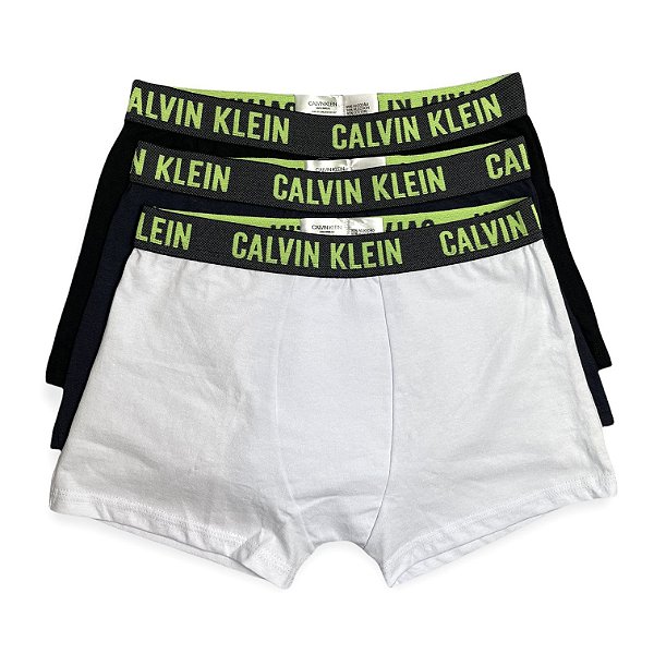 Pack 3 Cuecas Calvin Klein Preta - Outlet360