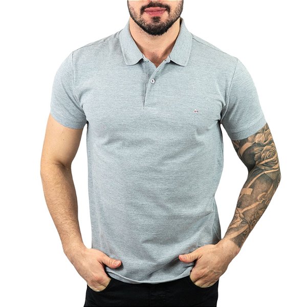 Camisa Polo Aramis Cinza