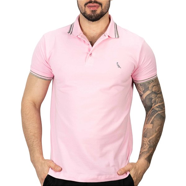 Camisa Polo Tommy Hilfiger Frisos Masculina - Camisas Pólo