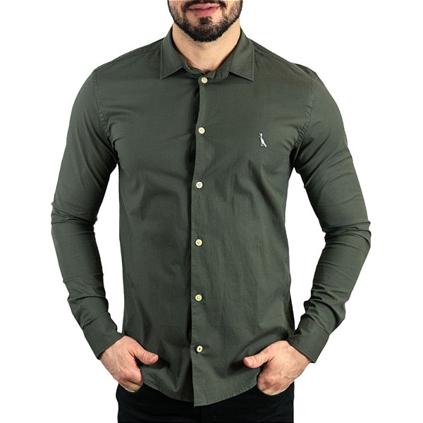 Camisa Reserva Custom Fit Verde Sálvia