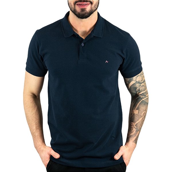 Camisa Polo Aramis Azul Marinho