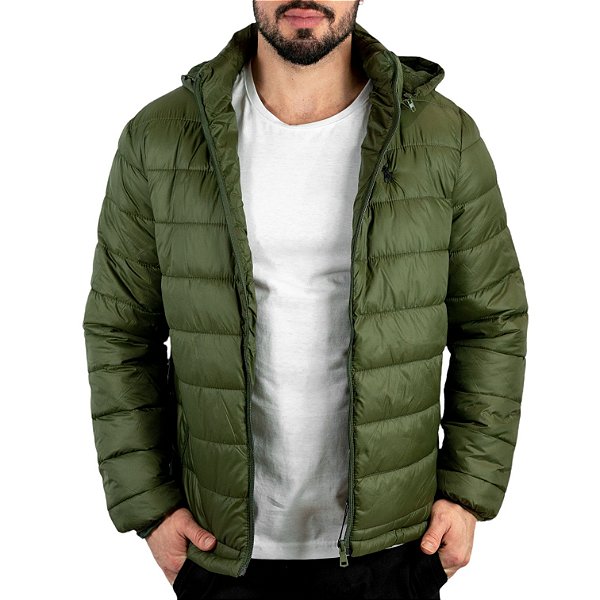 Jaqueta Puffer RL Verde Militar