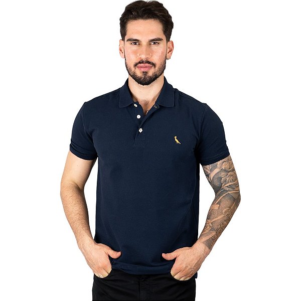 Camisa Polo Reserva Azul Marinho