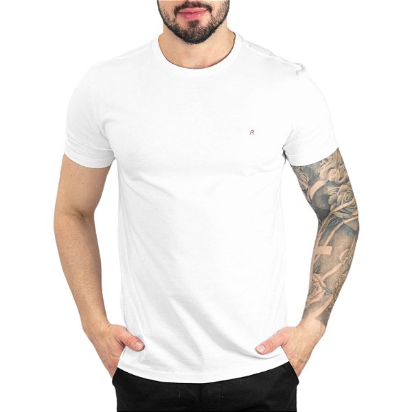 Camiseta Básica Replay Branca