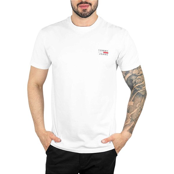 Camiseta Tommy Jeans Branca Logo