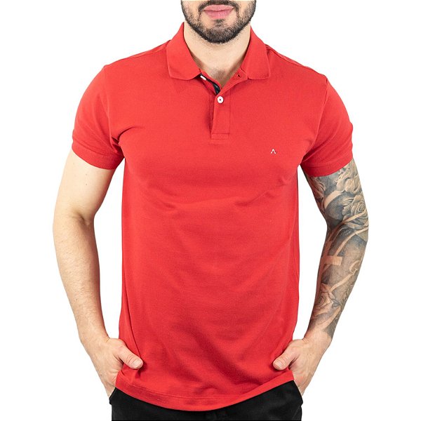 Camisa Polo Aramis Vermelha - Outlet360 | Moda Masculina