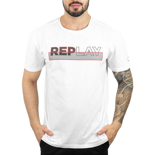 Camiseta Replay Over Branca