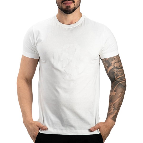 Camiseta Boss Camurça Branca