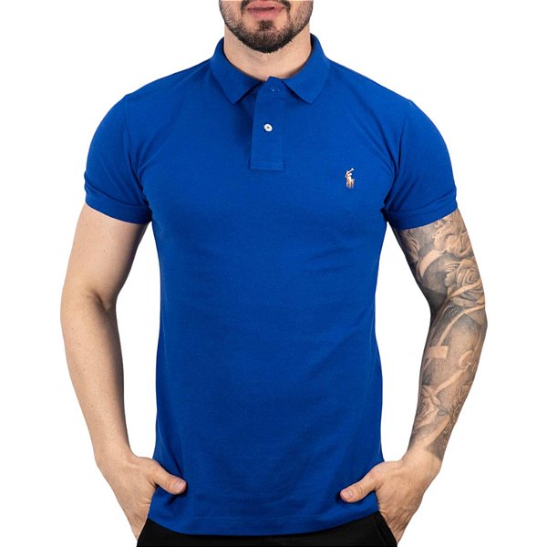 Camisa Polo RL Azul Royal