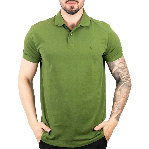 Camisa Polo Aramis Verde Oliva