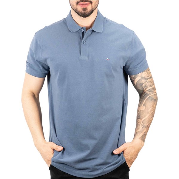 Camisa Polo Aramis Azul Indigo