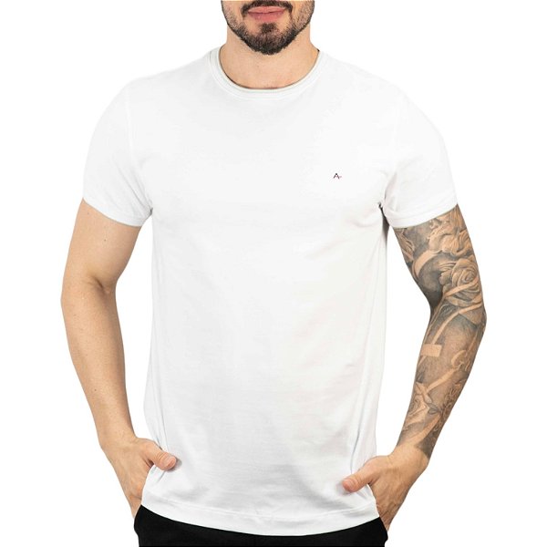 Camiseta Aramis Básica Friso Branca