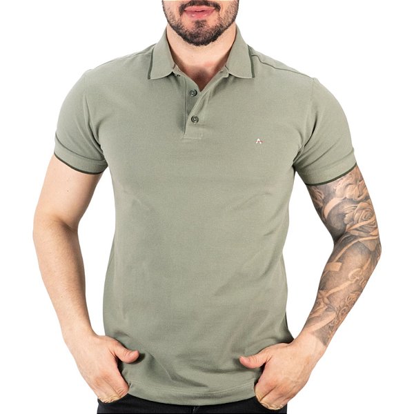 Camisa Polo Aramis Verde Classic